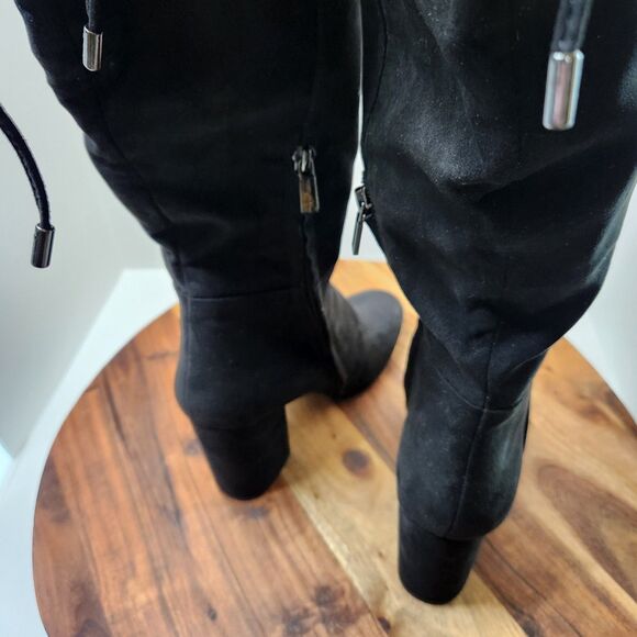 Kenneth Cole Reaction Corie Lace Boots – Women’s 8.5, Black Tall Zip - Picture 5 of 12